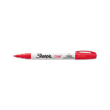 Permanent Paint Marker, Fine Bullet Tip, Red