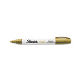 Permanent Paint Marker, Medium Bullet Tip, Gold