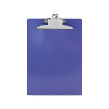 Recycled Plastic Clipboard W-ruler Edge, 1" Clip Cap, 8 1-2 X 12 Sheets, Purple