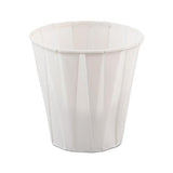Paper Medical & Dental Treated Cups, 3.5oz, White, 100-bag, 50 Bags-carton