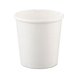 Flexstyle Double Poly Paper Containers, 16oz, White, 25-pack, 20 Packs-carton