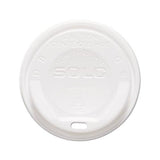 Gourmet Hot Cup Lids, For Trophy Plus Cups, 12-20 Oz, White, 1500-carton
