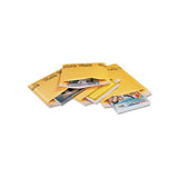 Jiffylite Self-seal Bubble Mailer, #000, Barrier Bubble Lining, Self-adhesive Closure, 4 X 8, Golden Yellow Kraft, 250-carton