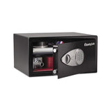 Electronic Lock Security Safe, 1 Cu Ft, 16.94w X 14.56d X 8.88h, Black