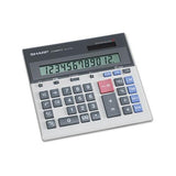 Qs-2130 Compact Desktop Calculator, 12-digit Lcd