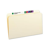 Manila File Folders, Straight Tab, Legal Size, 100-box
