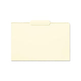 Reinforced Tab Manila File Folders, 1-3-cut Tabs, Center Position, Legal Size, 11 Pt. Manila, 100-box