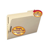 Top Tab 2-fastener Folders, 1-3-cut Tabs, Right Position, Legal Size, 11 Pt. Manila, 50-box