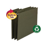 Fastab Hanging Folders, Letter Size, 1-3-cut Tab, Standard Green, 20-box
