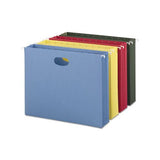 Hanging Pockets With Full-height Gusset, Letter Size, Assorted, 4-pack