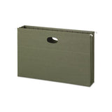 100% Recycled Hanging Pockets With Full-height Gusset, Legal Size, Standard Green, 10-box