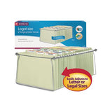 Steel Hanging Folder Drawer Frame, Legal Size, 23" To 27" Long, Gray, 2-pack