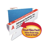 Viewables Hanging Folder Tab Label Pack Refill, 1-3-cut Tabs, Assorted Colors, 3.5" Wide, 160-pack
