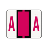 A-z Color-coded End Tab Filing Labels, A, 1 X 1.25, White, 500-roll
