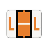 A-z Color-coded End Tab Filing Labels, L, 1 X 1.25, White, 500-roll