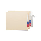 Seal & View File Folder Label Protector, Clear Laminate, 8 X 1-11-16, 100-pack