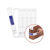 Viewables Pocket Label Pulls, 1.63 X 10.13, White, 5-sheet, 9 Sheets-pack