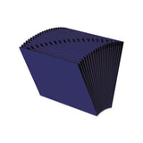 Heavy-duty Indexed Expanding Open Top Color Files, 21 Sections, 1-21-cut Tab, Letter Size, Navy Blue