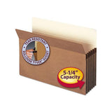 Redrope Drop Front File Pockets, 5.25" Expansion, Legal Size, Redrope, 10-box