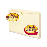 Manila File Jackets, 2-ply Straight Tab, Legal Size, Manila, 50-box