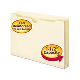 Manila File Jackets, 2-ply Straight Tab, Legal Size, Manila, 50-box