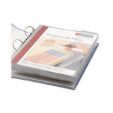 Poly Ring Binder Pockets, 9 X 11.5, Clear, 3-pack