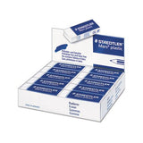 Mars Eraser, Rectangular, Large, White, Vinyl, 20-box