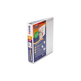 Quickfit Round-ring View Binder, 3 Rings, 1.5" Capacity, 11 X 8.5, White