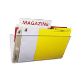 Wall File, Legal, 16 X 7, Single Pocket, Clear