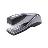 Optima Grip Compact Stapler, 25-sheet Capacity, Silver