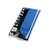 Table Set Rectangular Table Cover, Heavyweight Plastic, 54 X 108, Blue, 6-pack