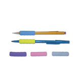 Ribbed Pencil Cushions, 1.75", Assorted Colors, 50-box