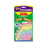 Sticker Assortment Pack, Smiling Star,  2500 Per Pack