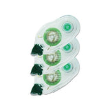 Removable Adhesive Refill, 0.33" X 39.33 Ft, Dries White, 3-pack