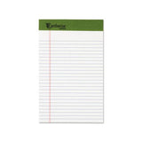 Earthwise By Oxford Writing Pad, Narrow Rule, 5 X 8, White, 50 Sheets, Dozen