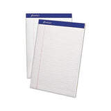 Perforated Writing Pads, Narrow Rule, 8.5 X 11.75, White, 50 Sheets, Dozen