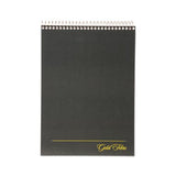 Gold Fibre Wirebound Writing Pad W- Cover, 1 Subject, Project Notes, Gray Cover, 8.5 X 11.75, 70 Sheets