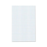 Quadrille Pads, 4 Sq-in Quadrille Rule, 11 X 17, White, 50 Sheets