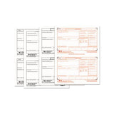 W-2 Tax Forms, 4-part, 5 1-2 X 8 1-2, Inkjet-laser, 50 W-2s & 1 W-3