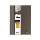 Royale Casebound Business Notebook, College, Black-gray, 11.75 X 8.25, 96 Sheets