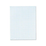 Quadrille Pads, 5 Sq-in Quadrille Rule, 8.5 X 11, White, 50 Sheets