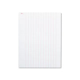 Data Pad W-plain Column Headings, 8.5 X 11, White, 50 Sheets
