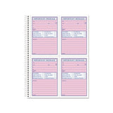 Telephone Message Book, Fax-mobile Section, 5 1-2 X 3 3-16, Two-part, 400-book