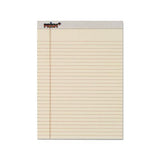 Prism + Colored Writing Pads, Wide-legal Rule, 8.5 X 11.75, Ivory, 50 Sheets, 12-pack