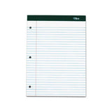 Double Docket Ruled Pads, Wide-legal Rule, 8.5 X 11.75, White, 100 Sheets, 6-pack