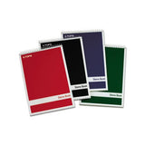 Steno Book, Gregg Rule, Assorted Covers, 6 X 9, 80 White Sheets, 4-pack