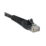 Cat6 Gigabit Snagless Molded Patch Cable, Rj45 (m-m), 25 Ft., Black