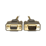 Vga Monitor Extension Cable, 640 X 480 (hd15 M-f), 6 Ft., Black