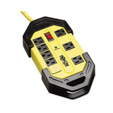 Protect It! Industrial Safety Surge Protector, 8 Outlets, 12 Ft Cord, 1500 J