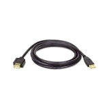 Usb 2.0 A Extension Cable (m-f), 10 Ft., Black